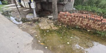 ग्रेटर नोएडा के सेक्टर डेल्टा टू में सीवर ओवरफ्लो होने से सेक्टर वाशी परेशान : आलोक नागर