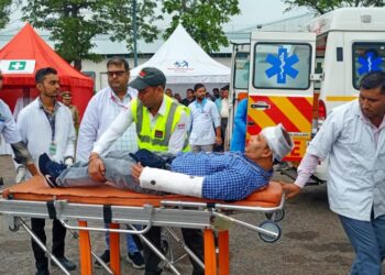 जिले में भूकंप जैसी आपदा से निपटने के लिए बड़े स्तर पर मॉक ड्रिल का आयोजन