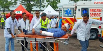 जिले में भूकंप जैसी आपदा से निपटने के लिए बड़े स्तर पर मॉक ड्रिल का आयोजन
