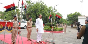 यूपी के कारागार मंत्री दारा सिंह चौहान ने गौतमबुद्धनगर जिला कारागार का दौरा किया