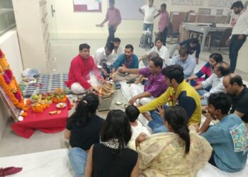 ग्रेटर नोएडा के शारदा विश्वविद्यालय में धूमधाम से मनाई विश्वकर्मा जयंती