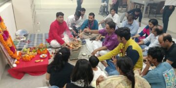 ग्रेटर नोएडा के शारदा विश्वविद्यालय में धूमधाम से मनाई विश्वकर्मा जयंती