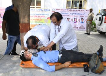 भूकंप, अग्निकांड एवं गैस रिसाव पर नोएडा जनपद में राज्य स्तरीय मॉक एक्सरसाइज सम्पन्न