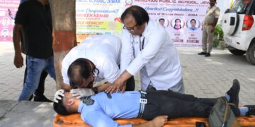 भूकंप, अग्निकांड एवं गैस रिसाव पर नोएडा जनपद में राज्य स्तरीय मॉक एक्सरसाइज सम्पन्न