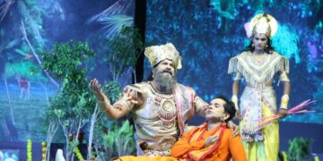 ताड़का वध का दृश्य देख विदेशी राजनयिक और न्यायिक अधिकारी हुए मंत्रमुग्ध