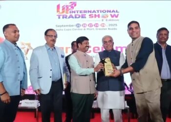 इंटरनेशनल ट्रेड शो 2025 में जल जीवन मिशन को मिला बेस्ट डिस्प्ले अवॉर्ड