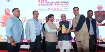 इंटरनेशनल ट्रेड शो 2025 में जल जीवन मिशन को मिला बेस्ट डिस्प्ले अवॉर्ड