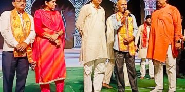 कवि भगवत प्रसाद शर्मा ने “सीता हरण” प्रसंग पर अपनी भावपूर्ण कविता सुनाकर सभी को किया भाव विभोर