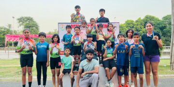 शहीद विजय सिंह पथिक स्पोर्ट्स काम्प्लेक्स में दूसरी जिला रोलर स्केटिंग चैंपियनशिप का आयोजन