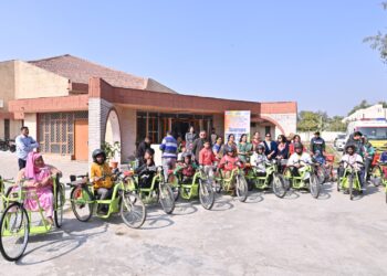 एनटीपीसी दादरी द्वारा अंतरराष्ट्रीय दिव्यांगजन दिवस पर सहायक उपकरणों का वितरण