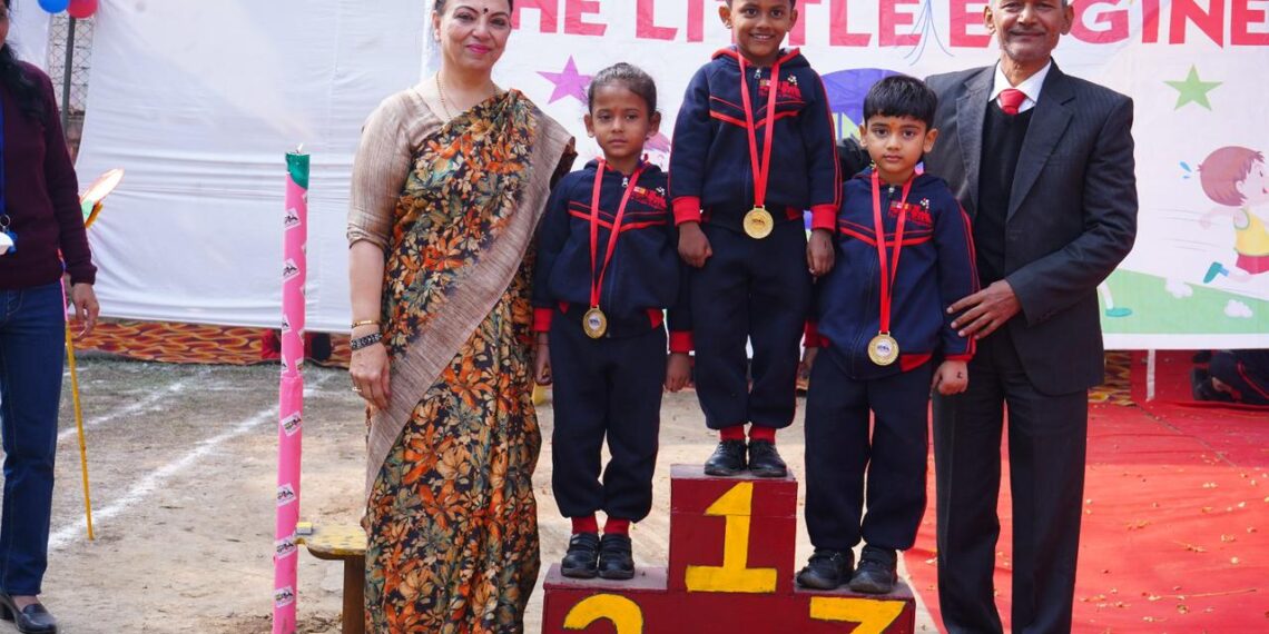 लिटिल इंजिन्स प्रीस्कूल में वार्षिक खेल दिवस का भव्य एवं उल्लासमय आयोजन