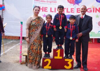लिटिल इंजिन्स प्रीस्कूल में वार्षिक खेल दिवस का भव्य एवं उल्लासमय आयोजन