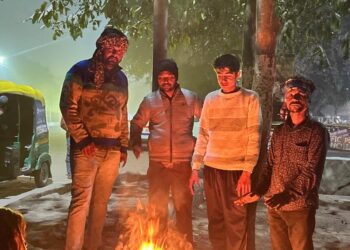 ग्रेटर नोएडा प्राधिकरण ने ग्रेटर नोएडा में 19 स्थान पर किया अलाव का इंतजाम
