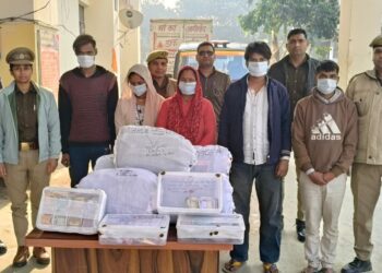 ग्रेटर नोएडा पुलिस की नशे के कारोबार के खिलाफ बड़ी कार्रवाई, गांजा तस्करी करने वाले गिरोह के 5 सदस्य गिरफ्तार