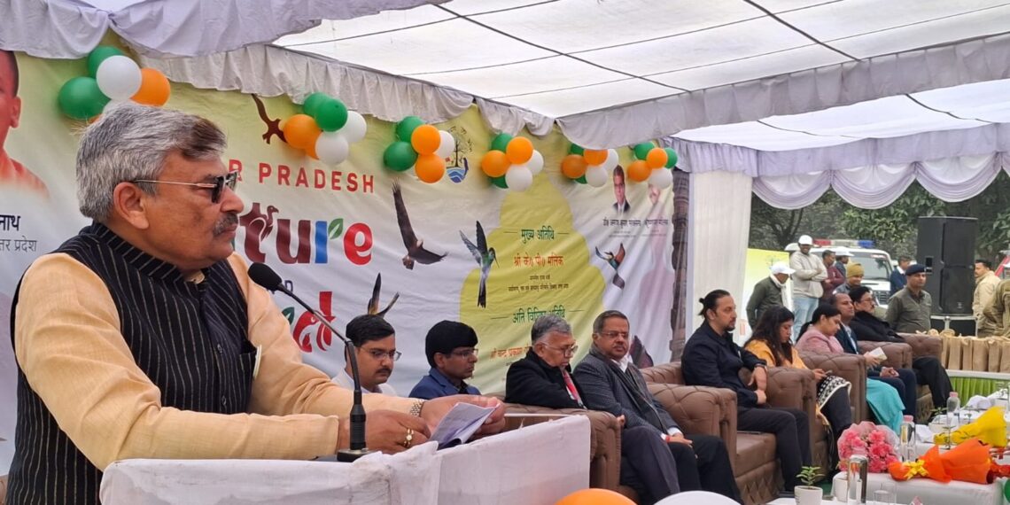 विश्व वेटलैंड दिवस पर सूरजपुर वेटलैंड में मनाया गया प्रकृति और पक्षियों का उत्सव
