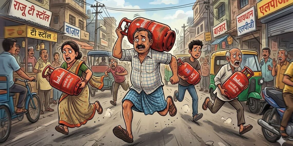 ग्रेटर नोएडा में रसोई गैस के लिए मचा हाहाकार : लोग एडवांस में ले रहे गैस सिलेंडर, जरूरतमंदों को जाना पड़ा खाली हाथ
