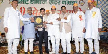 ग्रेटर नोएडा में जाट समाज ने मनाया होली मिलन