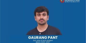 गलगोटिया यूनिवर्सिटी के स्टूडेंट गौरांग पंत को रिचर्ड ई. मर्विन स्कॉलरशिप मिली; आईईईई चैप्टर को नेशनल पहचान मिली