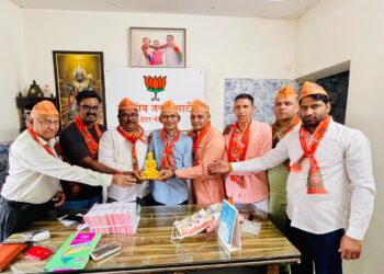 भारतीय जनता पार्टी का 47वाँ स्थापना दिवस ग्रेटर नोएडा मंडल में भव्य रूप से मनाया गया