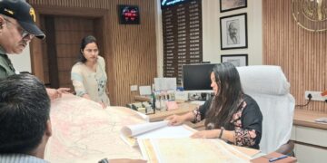 फरीदाबाद-गौतम बुद्ध नगर सीमा के गाँव को लेकर भूमि विवाद पर जॉइंट कमेटी की हुई बैठक