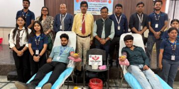 रक्तदान महादान : भारत विकास परिषद गौतमबुद्धनगर शाखा और रोटरी क्लब ग्रेटर नोएडा के संयुक्त तत्वावधान में रक्तदान शिविर का आयोजन
