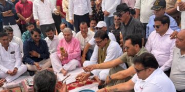 ग्रेटर नोएडा के सेक्टर-37 में हॉकी ग्राउंड का निर्माण जल्द , जेवर विधायक ने रविवार को किया शिलान्यास/भूमिपूजन
