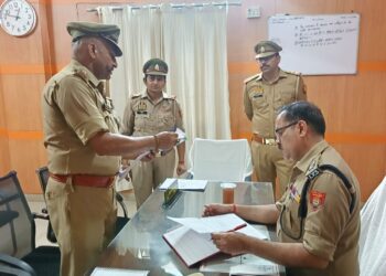 डीसीपी सेंट्रल नोएडा शैलेन्द्र कुमार सिंह ने किया थाना बादलपुर का किया वार्षिक निरीक्षण, दिए आवश्यक दिशा-निर्देश