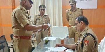 डीसीपी सेंट्रल नोएडा शैलेन्द्र कुमार सिंह ने किया थाना बादलपुर का किया वार्षिक निरीक्षण, दिए आवश्यक दिशा-निर्देश