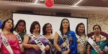 अंकिता सिंह बनीं इनर व्हील क्लब ऑफ नवीन ग्रेटर नोएडा की अध्यक्ष