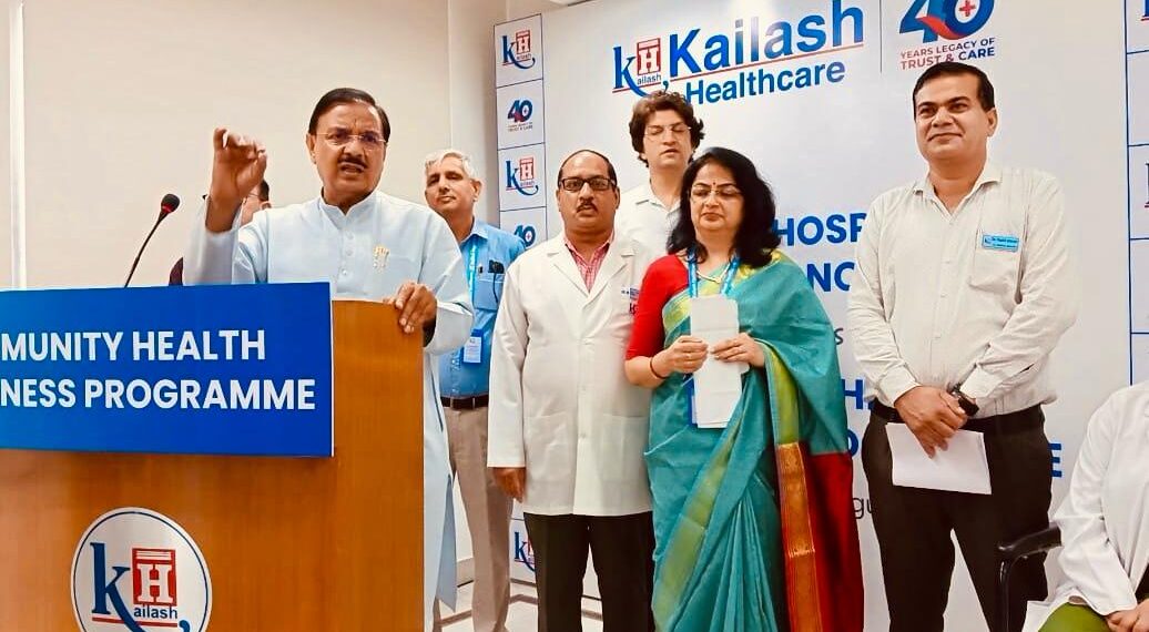 जनसेवा को समर्पित कैलाश हॉस्पिटल में 150 करोड़ रुपये की लागत से बनेगा अत्याधुनिक कैंसर विभाग : डॉ. महेश शर्मा