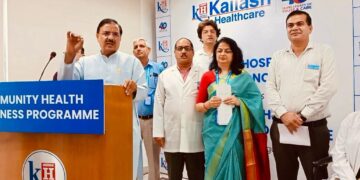 जनसेवा को समर्पित कैलाश हॉस्पिटल में 150 करोड़ रुपये की लागत से बनेगा अत्याधुनिक कैंसर विभाग : डॉ. महेश शर्मा