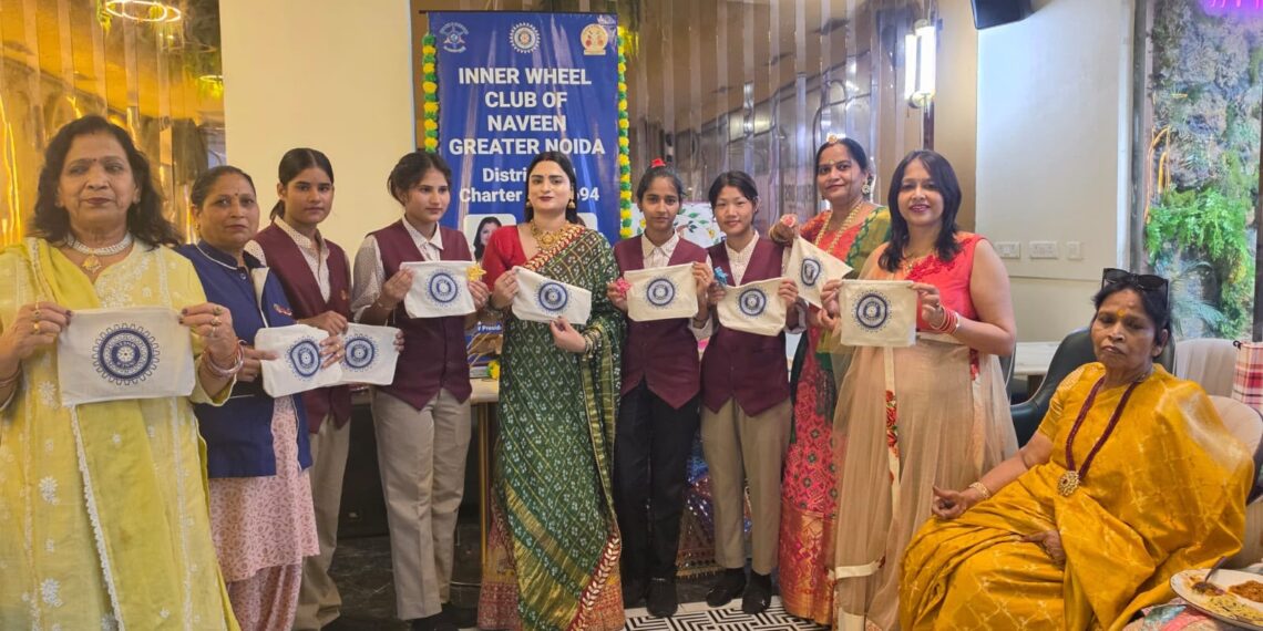 इनर व्हील क्लब ऑफ नवीन ग्रेटर नोएडा ने धूमधाम से मनाया तीज एवं सावन मिलन समारोह