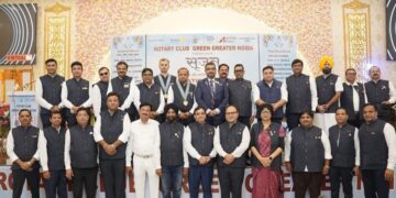 रोटरी क्लब ग्रीन ग्रेटर नोएडा के नये सत्र का हुआ आगाज, रौ० निखिल गर्ग बने नए अध्यक्ष