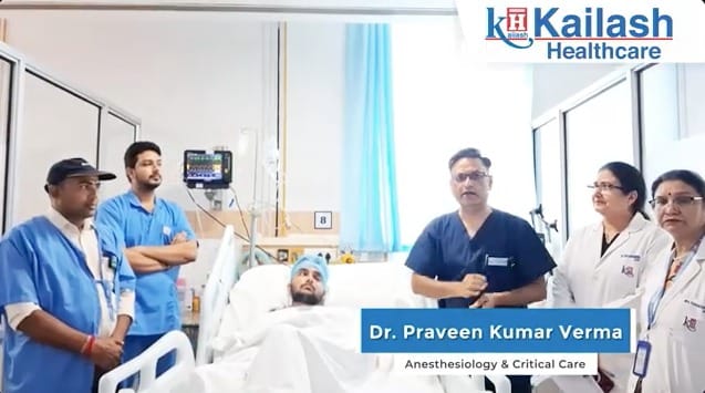 गंभीर सिर की चोट से स्वस्थ होने तक: कैसे बहु-प्रणालीगत क्रिटिकल केयर ने 24 वर्षीय सड़क दुर्घटना पीड़ित की जान बचाने में मदद की