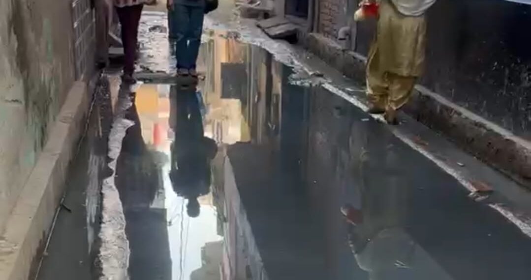 प्राधिकरण की लापरवाही का सितम: सूरजपुर की गलियों में बहा नाली का गंदा पानी, बदबू से बीमार होने की आशंका